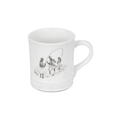 Le Creuset Harlem Toile De Jouy Mug - Girls Jumping Rope -Whole House Kitchenware 80317400104599