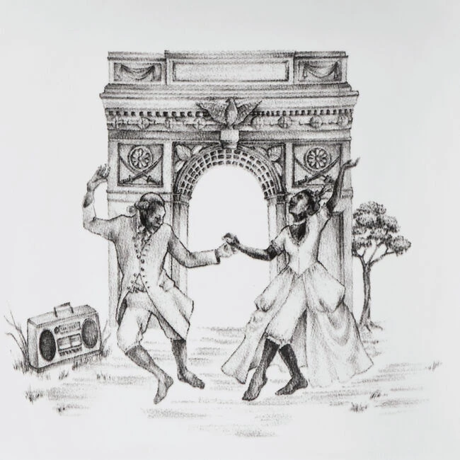 Le Creuset Harlem Toile De Jouy Mug - Arc De Triomphe 4 Le Creuset Harlem Toile De Jouy Mug - Arc De Triomphe - Image 2