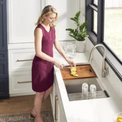 33-inch Workstation 60/40 Undermount 16 Gauge Stainless Steel Sink - RVH8356 17 33-inch Workstation 60/40 Undermount 16 Gauge Stainless Steel Sink - RVH8356 -Whole House Kitchenware 825177c20320c306 1918 w800 h800 b0 p0