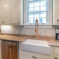 Copper Pre-Rinse Spring Kitchen Faucet With Pull Down Sprayer -Whole House Kitchenware 8361bbbf0237d75d 6710 w800 h800 b0 p0