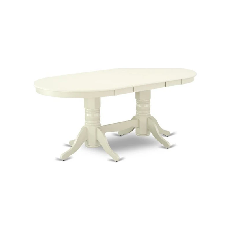 East West Furniture Vancouver 7-piece Wood Kitchen Set In Linen White 5 East West Furniture Vancouver 7-piece Wood Kitchen Set In Linen White - Image 3