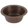 Premier Copper Products 12" Round Hammered Copper Bar Sink With 2" Drain Size, Oil Rubbed Bronze 1 Premier Copper Products 12" Round Hammered Copper Bar Sink With 2" Drain Size, Oil Rubbed Bronze -Whole House Kitchenware 84d1966900774c8b 8186 w800 h800 b1 p0