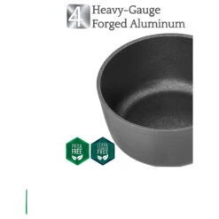 Saflon Titanium Nonstick Sauce Pan With Glass Lid, PFOA Free, 3-Quart -Whole House Kitchenware 868144d40b329e0c 2670 w800 h800 b1 p0