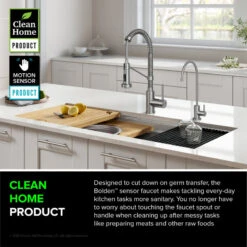 Bolden Touchless Sensor 2-Function Pull-Down 1-Handle 1-Hole Kitchen Faucet SFS -Whole House Kitchenware 8a610fe500e5eb5a 8832 w800 h800 b0 p0