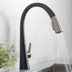 Nolen 2-Function Pull-Down 1-Handle 1-Hole Kitchen Faucet Spot Free Stainless MB -Whole House Kitchenware 8a616dd600e5e95c 5989 w800 h800 b0 p0