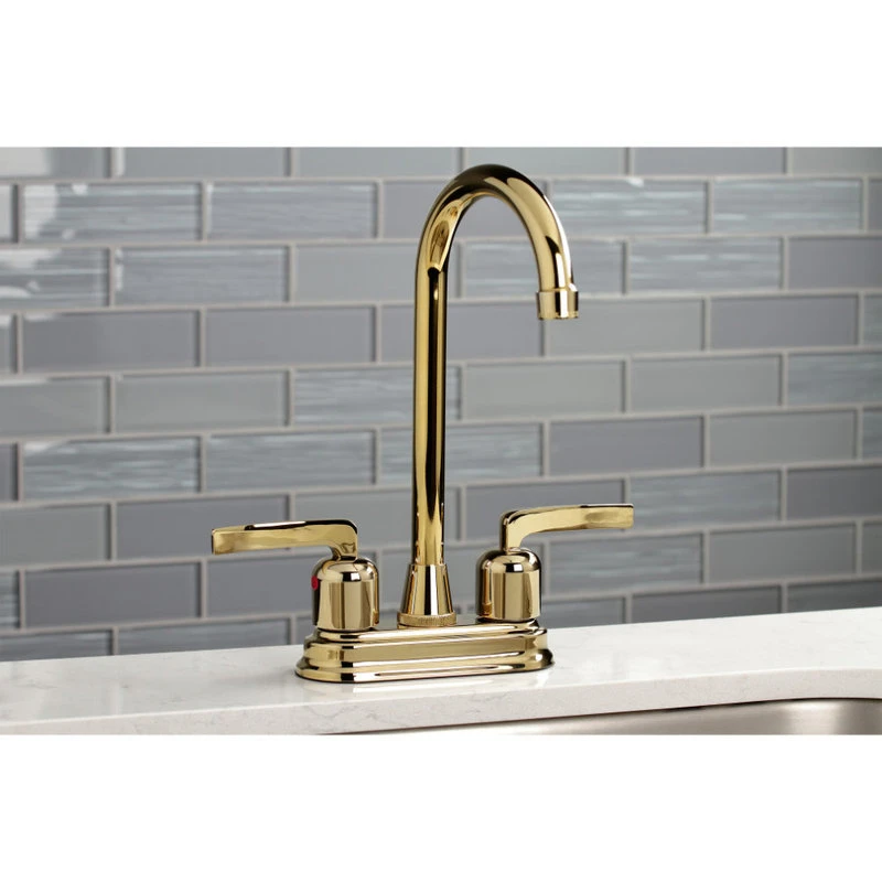 Kingston Brass KB8492EFL Centurion Bar Faucet, Polished Brass 7 Kingston Brass KB8492EFL Centurion Bar Faucet, Polished Brass - Image 5