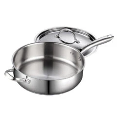 Cooks Standard Classic 5 Quart/11" Stainless Steel Deep Saute Pan With Lid -Whole House Kitchenware 8b71776f091a1ce4 3563 w800 h800 b1 p0