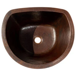 17" Oval Flat Back Copper Sink Handmade, Hand Made Copper, Hammered Copper 13 17" Oval Flat Back Copper Sink Handmade, Hand Made Copper, Hammered Copper -Whole House Kitchenware 8d315f4d03743153 8503 w800 h800 b1 p0