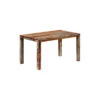 VidaXL Solid Sheesham Wood Dining Table Gray 55.1" Dining Room Kitchen Table