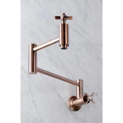 KS810ZXAC Millennium Wall Mount Pot Filler Kitchen Faucet, Antique Copper -Whole House Kitchenware 8de1637f013a577b 0672 w800 h800 b0 p0