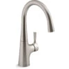 Kohler K-24663 Tempered 1.5 GPM 1 Hole Bar Faucet - Vibrant Stainless -Whole House Kitchenware 8e11cfbe005d4054 8359 w800 h800 b1 p0
