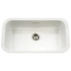 Porcela Steel Kitchen Sink, 31", White -Whole House Kitchenware 8fe1c0260682e838 6856 w800 h800 b1 p0