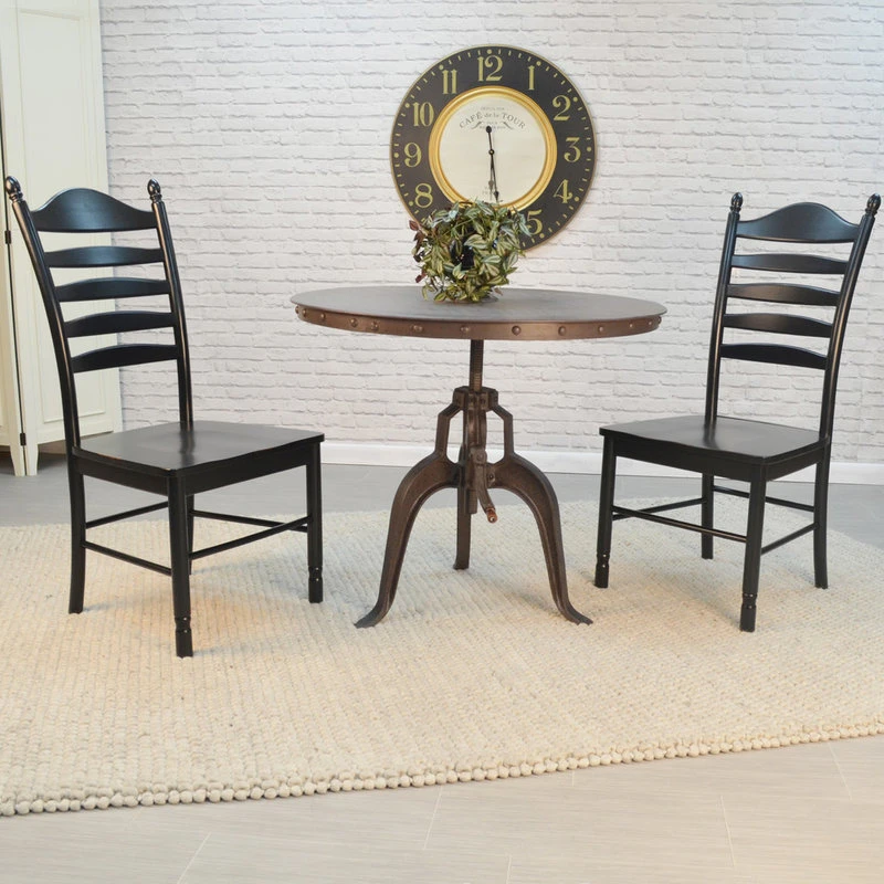 Foundry Industrial Hi-Lo Table With Rivited Perimeter, Industrial 4 Foundry Industrial Hi-Lo Table With Rivited Perimeter, Industrial - Image 2