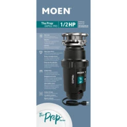 Moen GXP50C GX Pro 1/2 HP Continuous Garbage Disposal - Stainless Steel -Whole House Kitchenware 9671a07a010b357c 6578 w800 h800 b1 p0