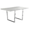 Monarch Specialties Dining Table, 60" Rectangular, Kitchen, Dining Room, Metal, Grey, Chrome -Whole House Kitchenware 98112d5a03e1781d 3795 w800 h800 b1 p0