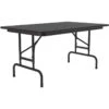 Correll 22-32"H Adjustable Height Melamine Top Folding Table In Black Granite -Whole House Kitchenware 98c118f401ae6d0e 3887 w800 h800 b1 p0
