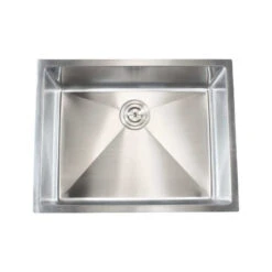 Stainless Steel Undermount Single Bowl Bar Sink, Brushed Finish, 26" -Whole House Kitchenware 99a1a17e0c813f0b 7923 w800 h800 b1 p0