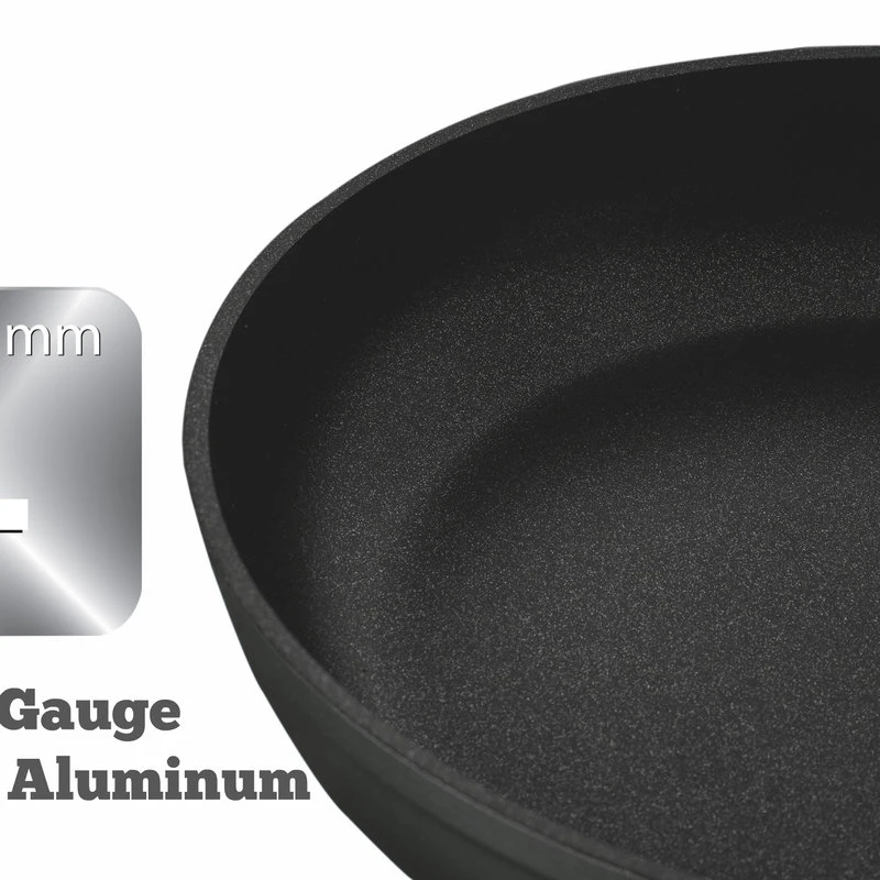 Saflon Titanium Nonstick Fry Pan, 4mm Forged Aluminum, PFOA Free, 11" 5 Saflon Titanium Nonstick Fry Pan, 4mm Forged Aluminum, PFOA Free, 11" - Image 3