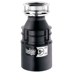 InSinkErator Black Garbage Disposal Without Power Cord, BADGER5XP