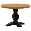 Arbor Hill Two-Tone Round Pedestal Base Dining Table, Antique Black -Whole House Kitchenware 9ca131110b1ea83a 2556 w800 h800 b1 p0