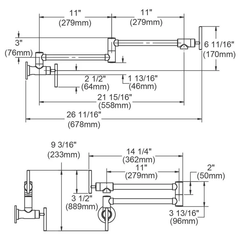 LKAV4091LS Elkay Avado Wall Mount Single Hole Pot Filler Kitchen Faucet 7 LKAV4091LS Elkay Avado Wall Mount Single Hole Pot Filler Kitchen Faucet - Image 5