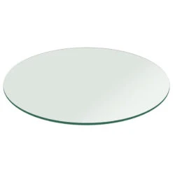 Glass Table Top: 32 Inch Round 1/2 Inch Thick Flat Polish Tempered