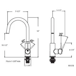 HotMaster 3 In 1 Instant Hot Kitchen Faucet With Tank, Matte Black -Whole House Kitchenware 9fc1479a00d26a20 2047 w800 h800 b1 p0