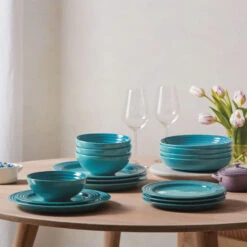 Le Creuset Vancouver Dinner Plates, Set Of 4 -Whole House Kitchenware PG9200S4T 2717 caribbean 10 dplate