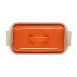 Le Creuset Heritage Butter Dish -Whole House Kitchenware RS15835 H ButterDish Flame 3 lpr