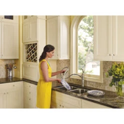 Moen Brantford 1-Handle High Arc Pullout Kitchen Faucet, Spot Resist Stainless -Whole House Kitchenware a0d1f7170d80e692 7298 w800 h800 b0 p0