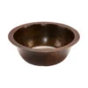 Premier Copper Products BR14DB3 14" Round Hammered Copper Prep - Oil Rubbed -Whole House Kitchenware a1e1d2240ed7d2c5 8236 w800 h800 b1 p0