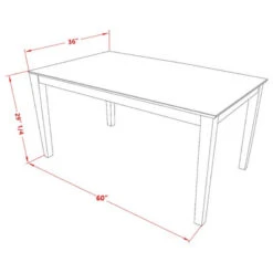 East West Furniture Capri 7-piece Wood Dining Room Set In Cappuccino -Whole House Kitchenware a261aeb60287212f 6789 w800 h800 b1 p0