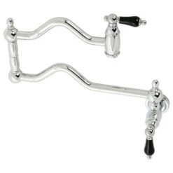 Kingston Brass KS2101PKL Duchess Wall Mount Pot Filler, Polished Chrome