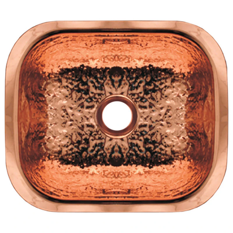 Whitehaus Collection Rectangular Undermount Entertainment/Prep Sink With A Hammered Texture Surface 4 Whitehaus Collection Rectangular Undermount Entertainment/Prep Sink With A Hammered Texture Surface - Image 2