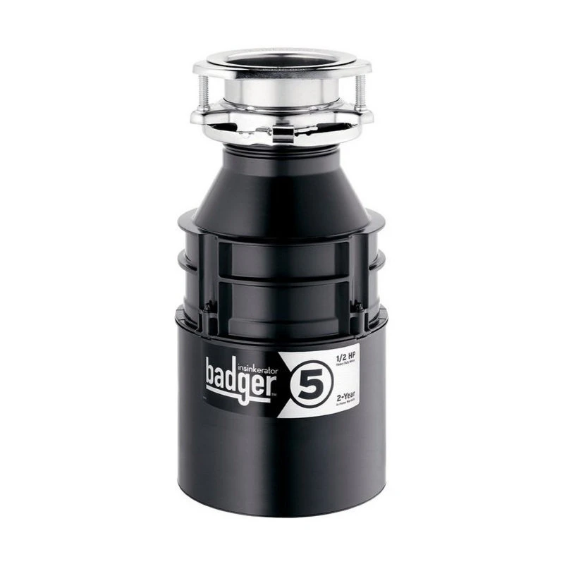 InSinkErator BADGER-5 Continuous Feed Food Waste Garbage Disposal, 1/2 HP 3 InSinkErator BADGER-5 Continuous Feed Food Waste Garbage Disposal, 1/2 HP