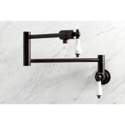 Kingston Brass KS4105PL Metropolitan Wall Mount Pot Filler, Oil Rubbed Bronze 9 Kingston Brass KS4105PL Metropolitan Wall Mount Pot Filler, Oil Rubbed Bronze -Whole House Kitchenware a4d1f196013a557e 0528 w800 h800 b0 p0
