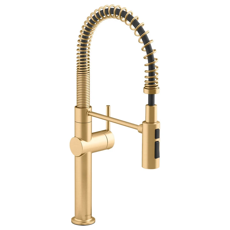 Kohler K-22973 Crue 1.5 GPM 1 Hole Pre-Rinse Pull Down Kitchen - Brushed Modern 3 Kohler K-22973 Crue 1.5 GPM 1 Hole Pre-Rinse Pull Down Kitchen - Brushed Modern