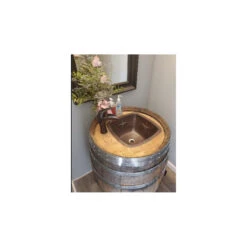 Aged Copper 15" Square Copper Kitchen Wet Bar Sink STAR Design Drain Included -Whole House Kitchenware a5b16ed10e14b116 8254 w800 h800 b0 p0