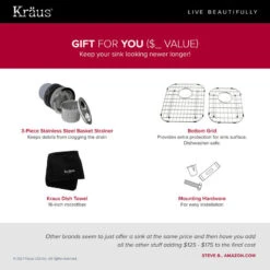 Premier 32" Undermount Stainless Steel 2-Bowl 16 Gauge Kitchen Sink 60/40 Split -Whole House Kitchenware a651572400e5e86f 3123 w800 h800 b0 p0