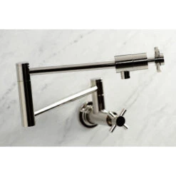Kingston Brass KS4106DX Concord Wall Mount Pot Filler, Polished Nickel -Whole House Kitchenware a6613d86013a578a 0446 w800 h800 b0 p0