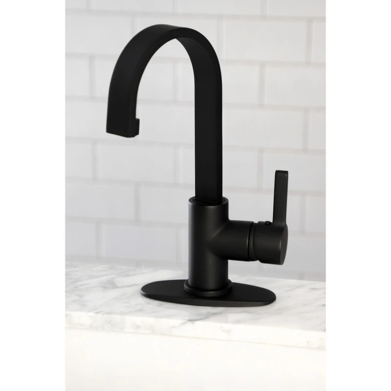 LS8610CTL Continental One-Handle 1-Hole Deck Mounted Bar Faucet, Matte Black 7 LS8610CTL Continental One-Handle 1-Hole Deck Mounted Bar Faucet, Matte Black - Image 5