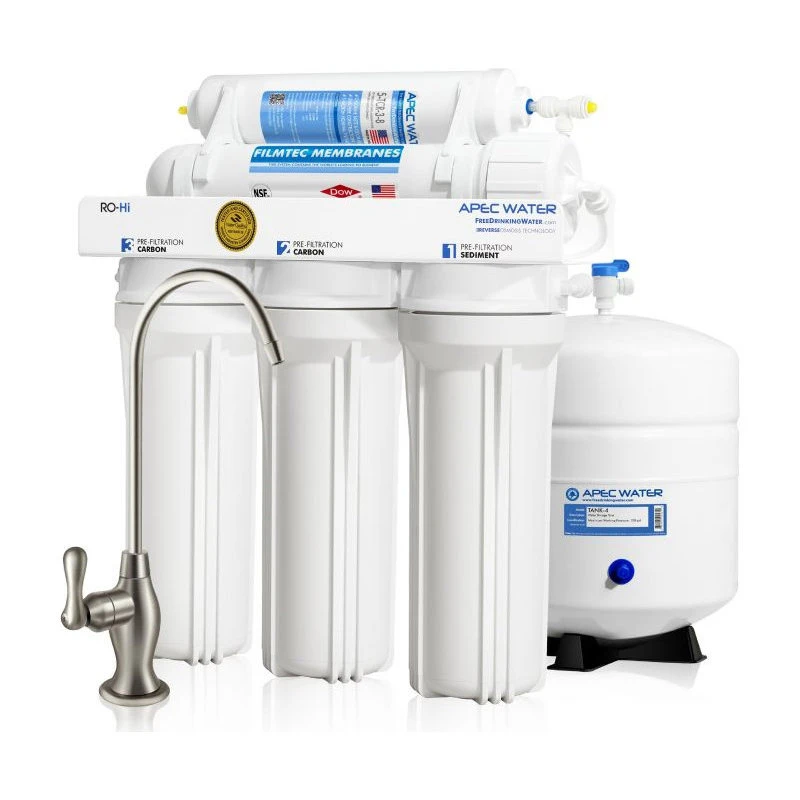 APEC Ultimate 5-Stage 90 GPD Quick Dispense Reverse Osmosis System, 3/8" Output 3 APEC Ultimate 5-Stage 90 GPD Quick Dispense Reverse Osmosis System, 3/8" Output