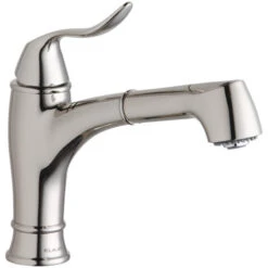 LKEC1042PN Explore Bar Faucet With Pull-Out Spray Polished Nickel