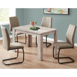 Dining Table 48" Rectangular Small Kitchen Dining Room Laminate Beige 8 Dining Table 48" Rectangular Small Kitchen Dining Room Laminate Beige -Whole House Kitchenware aa313c800efc15db 4824 w800 h800 b0 p0