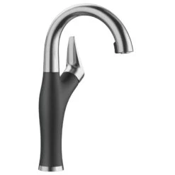 Blanco Artona Bar 1.5 GPM In PVD Steel/Anthracite