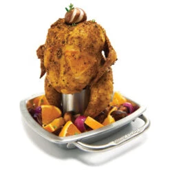 Broil King Stainless Steel Chicken Roaster With Pan
