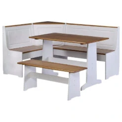 Ardmore Nook White With Pine Accents