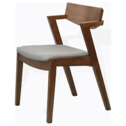 Dining Kitchen Square Table And 2 Chairs Solid Wood W/Padded Seat Medium Brown, -Whole House Kitchenware ac412942024dbf8c 2208 w800 h800 b1 p0