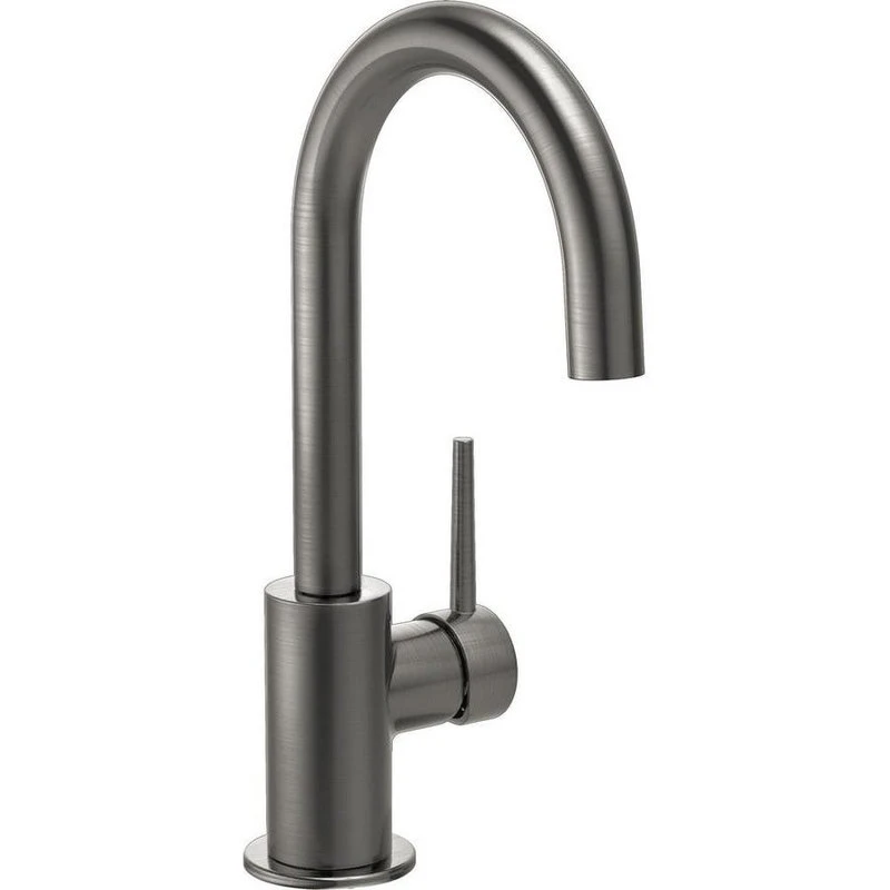 Delta Trinsic Contemporary Bar Faucet, Black Stainless, 1959LF-KS 3 Delta Trinsic Contemporary Bar Faucet, Black Stainless, 1959LF-KS