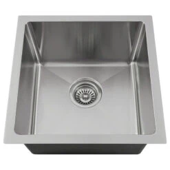 1717 Single Bowl 3/4" Stainless Steel Sink, 16-Gauge, Sink Only